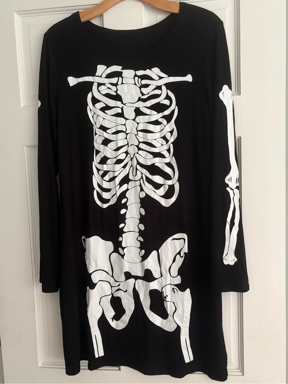 Halloween Skeleton Dress Costume XL